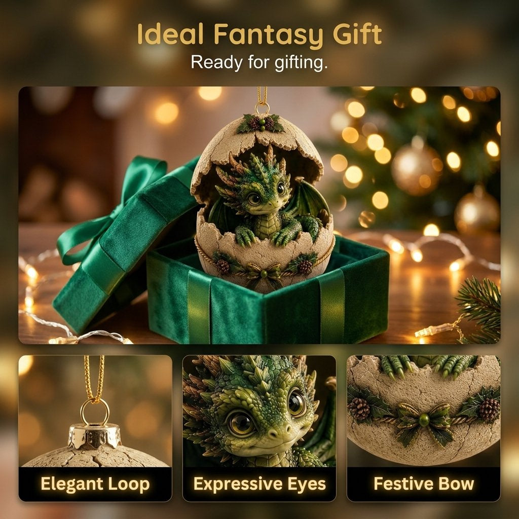 Dragon Egg Christmas Ornament