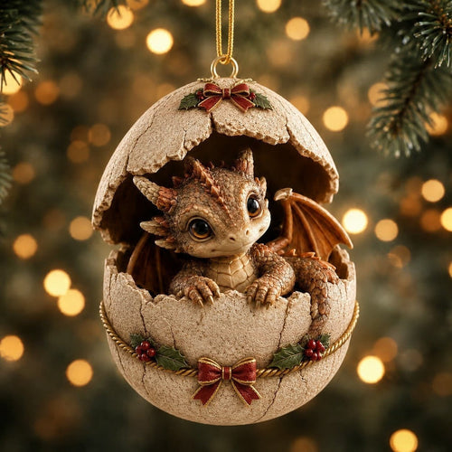 Dragon Egg Christmas Ornament