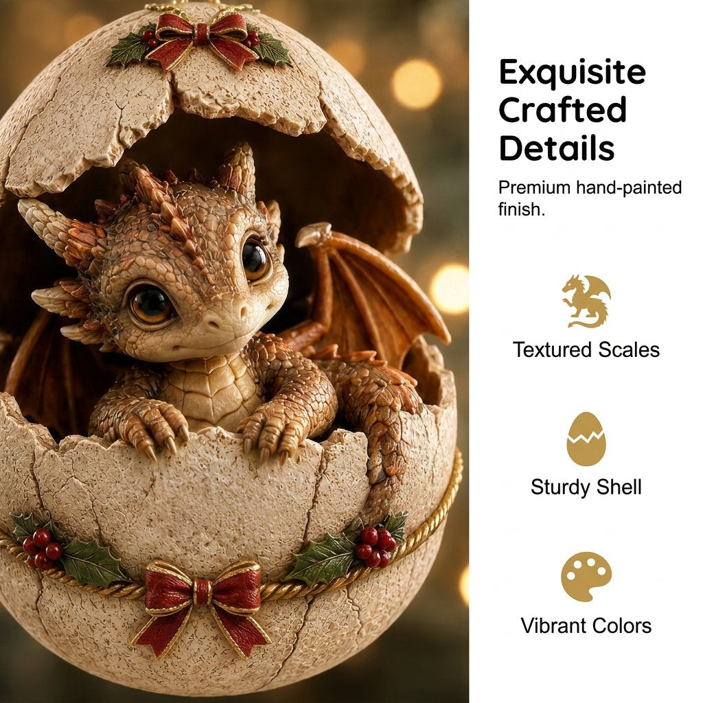 Dragon Egg Christmas Ornament