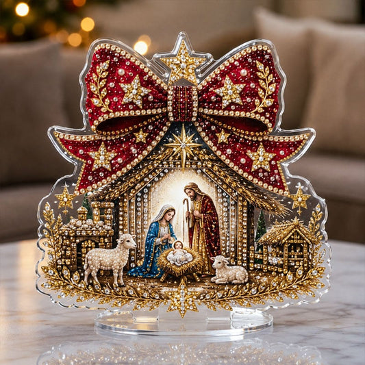 🎅🎅 2026 Christmas Gift 50% Off--Christmas Faith Crystal Diamond Painting DIY Kit