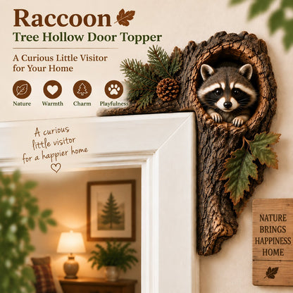 🐿️ Chipmunk Tree Hollow Door Topper