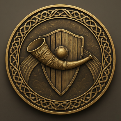⚔️ Heimdall Challenge Coin – The Guardian’s Gift