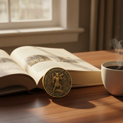 ⚔️ Heimdall Challenge Coin – The Guardian’s Gift