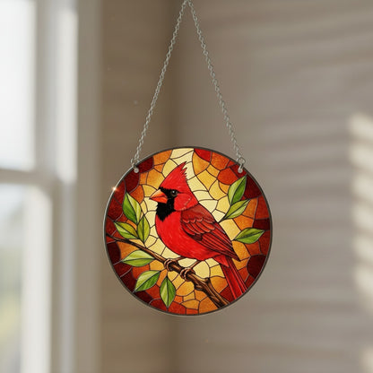 🎨🐦 Stained Glass Style Bird Sun Catcher