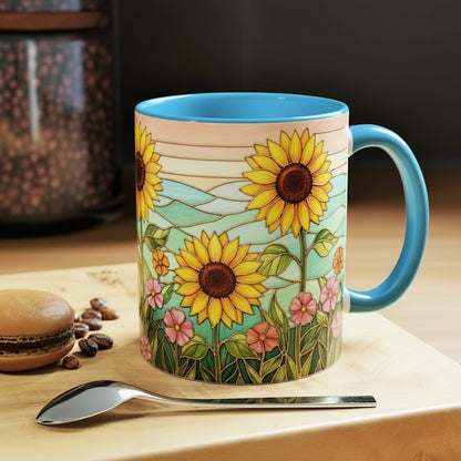 🌿 The Stained Glass Nature Collection Mug 🌸