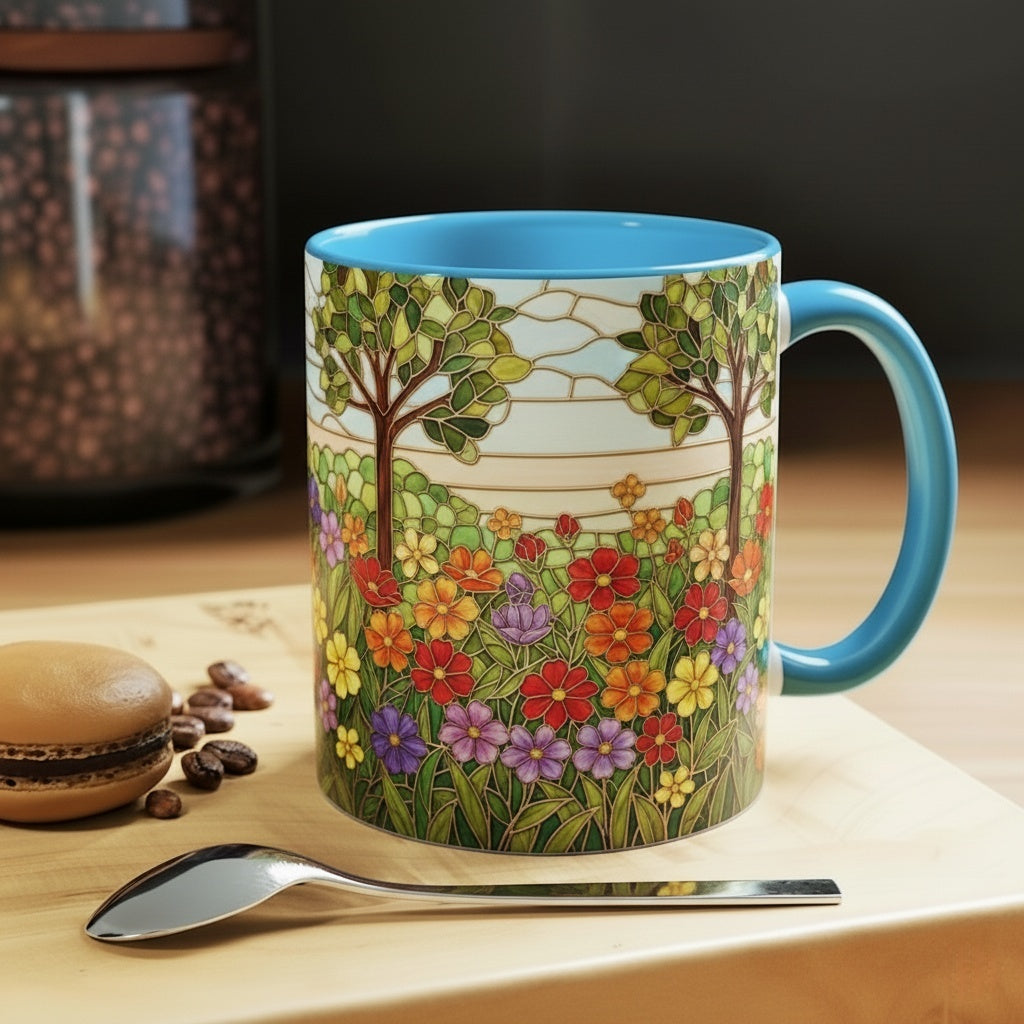🌿 The Stained Glass Nature Collection Mug 🌸