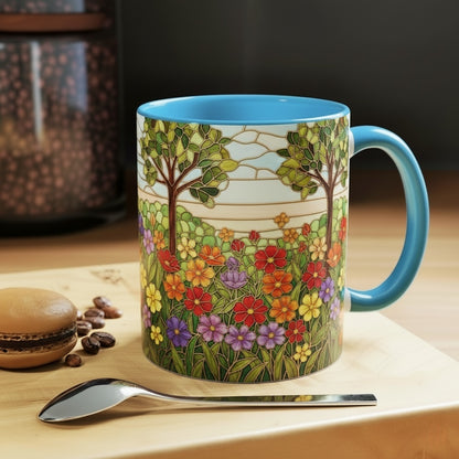 🌿 The Stained Glass Nature Collection Mug 🌸