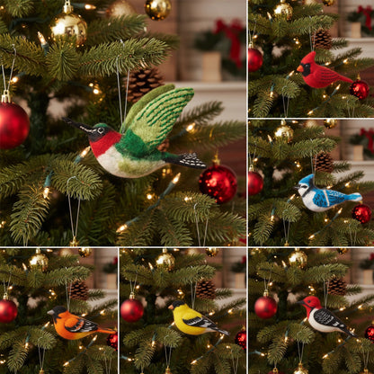 🔥LAST DAY 50% OFF - 🐦Handmade Felt Bird Ornaments Collection