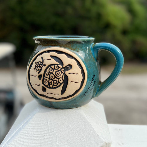 Sea Turtle Beanpot Mug