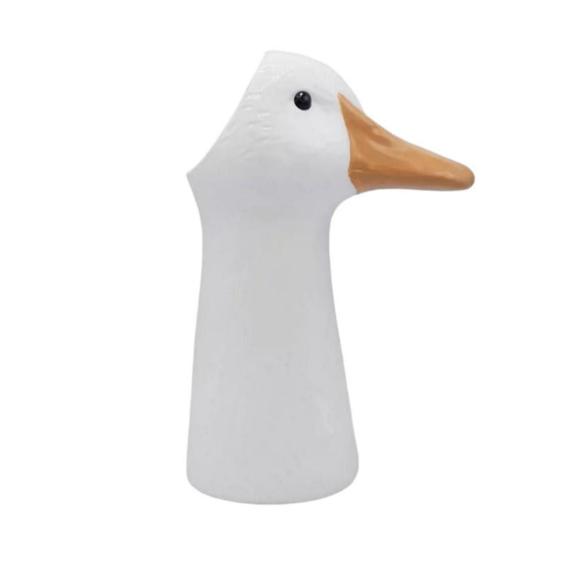 🦆 Ceramic Duck Flower Vase
