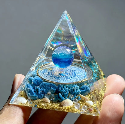 Atlantis Ocean Pyramid Statue Ornament