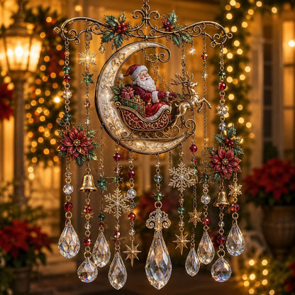 🎄🎄🎐Handmade Christmas Stained Glass Window Hanging