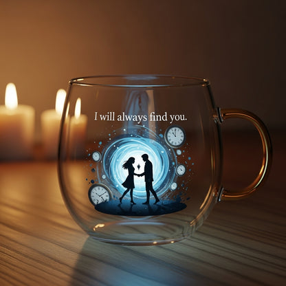 Classic Romance Movie Quote Glass Mug