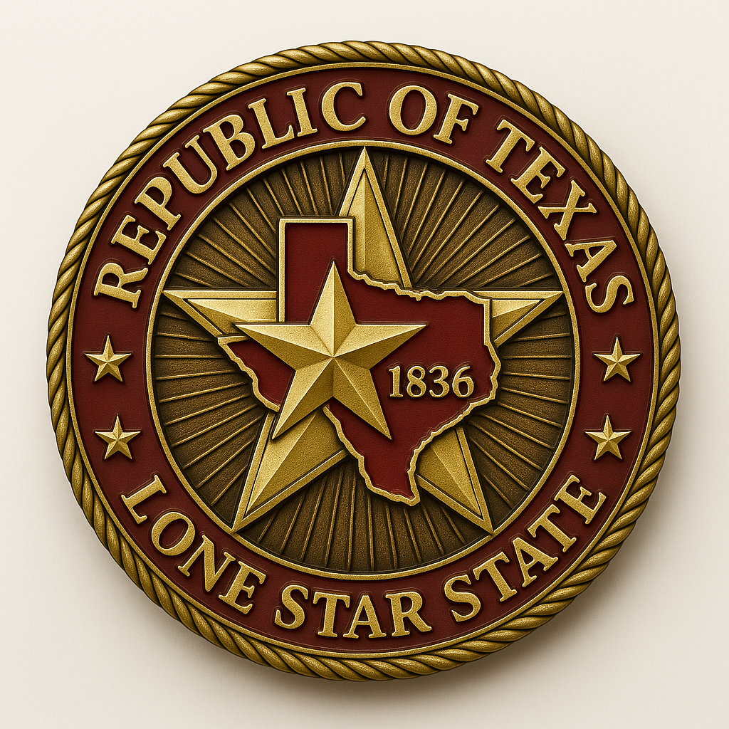 Republic of Texas Challenge Coin – Lone Star Glory
