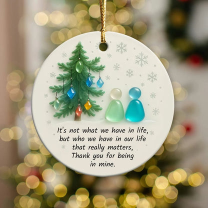 🎁Early Christmas Sale 49% OFF - Sea Glass Timeless Friendship Ornament