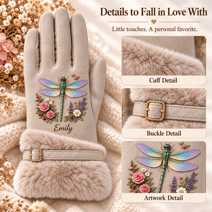 🌸 Personalized Nature Gloves for Women🧤💕