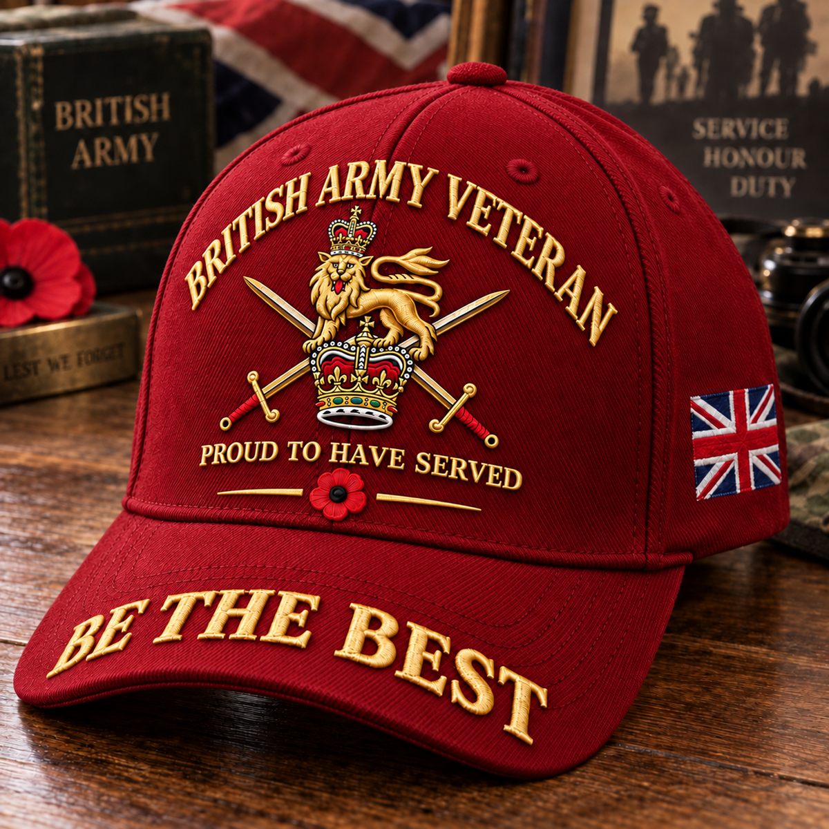 🇬🇧🎖️ British Army Veteran “Proud To Have Served” Tribute Cap