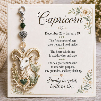 🎅🎅 2026 Christmas Gift 50% Off--✨  Commemorative keychains and cards featuring the birthstones of the 12 zodiac signs