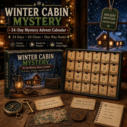 ⏳ Last Day 49% OFF – 🎁✨24-Day Mystery Adventure Advent Calendar Collection | 24 Clues, Hands-On Puzzles & One Final Reveal