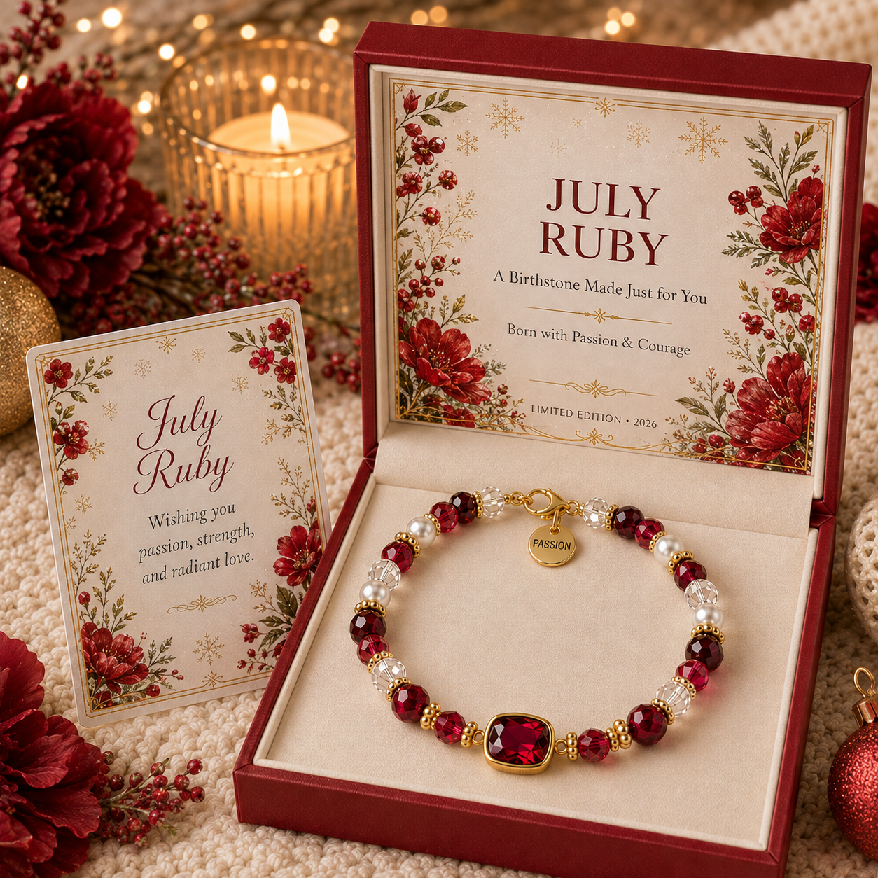 🎅  2026 Christmas Gift 50% Off--💎 Birthstone Meaning Bracelet | Limited Edition 2026