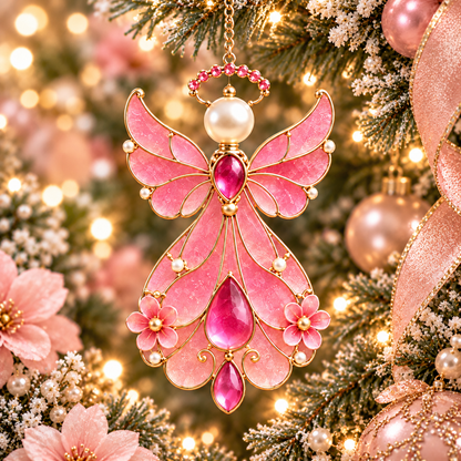 Birth Month Angel Christmas Ornaments – 12 Birthstone Colors