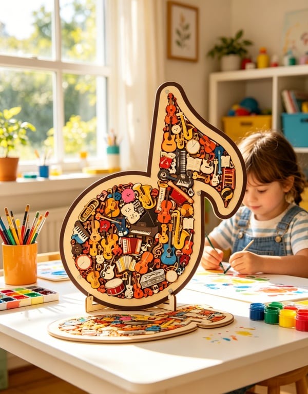 🔥Last Day 50% OFF - 🎶Musical Note Instrument Jigsaw Puzzle Ornament(✨Buy 2 Free Shipping)