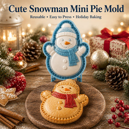 ⏳ Last Day49% OFF – 🎄 9-Design Christmas Mini Pie Mold Collection | Reusable Embossed Molds for Shaping Detailed Santa, Snowman, Reindeer, Tree & Holiday Pies 🥧✨