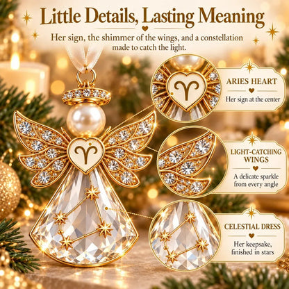 👼 Weihnachtliche Sternzeichen-Schutzengel-Erinnerungsstücke | 12 Sternzeichen mit juwelenfarbenen Designs & bedeutungsvollen Geschenkkarten ✨