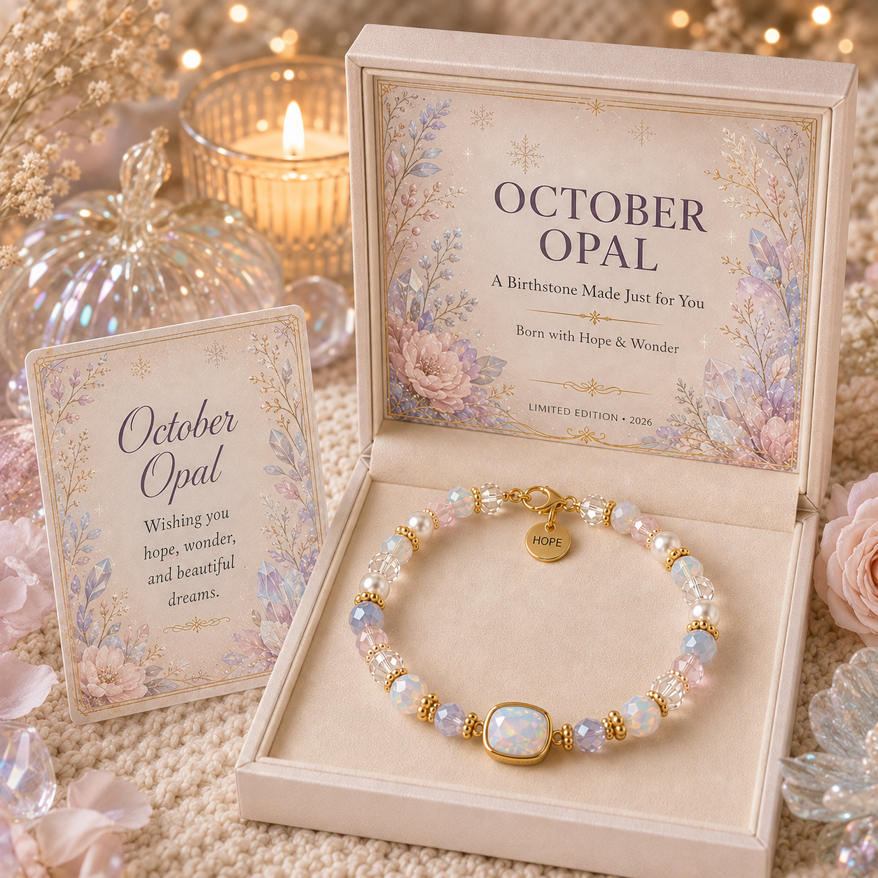 🎅  2026 Christmas Gift 50% Off--💎 Birthstone Meaning Bracelet | Limited Edition 2026