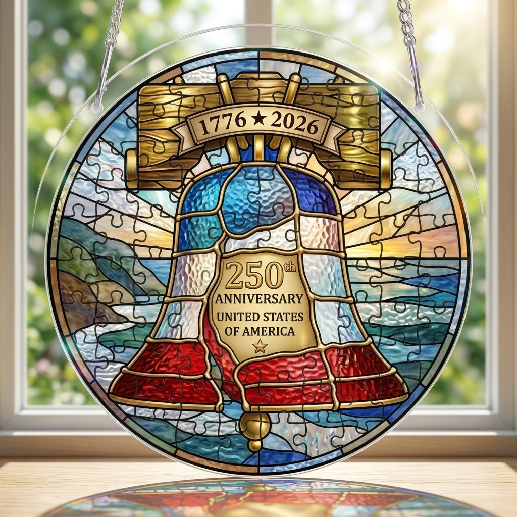 🔥LAST DAY 50% OFF🔥 - 250th Anniversary United States Stained Glass Puzzle