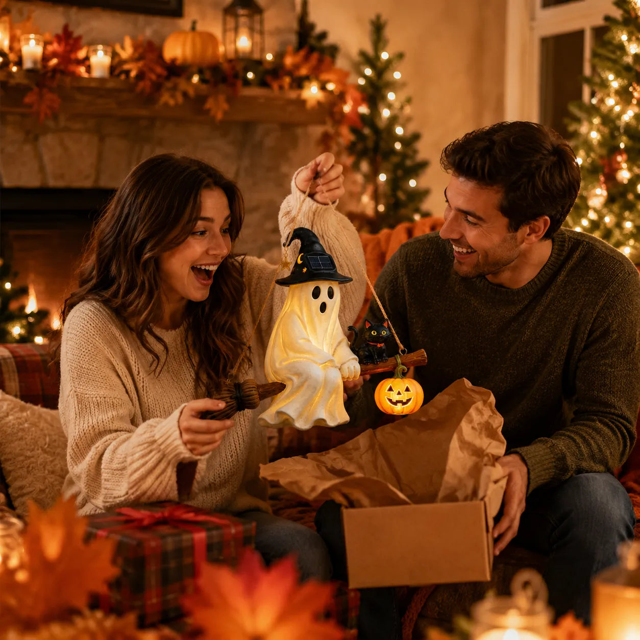 🌙🌙Solar Ghost Hanging Light ——From Daylight Charm to Evening Glow