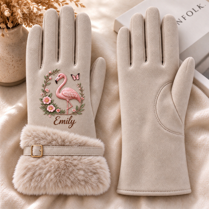 🌸 Personalized Nature Gloves for Women🧤💕