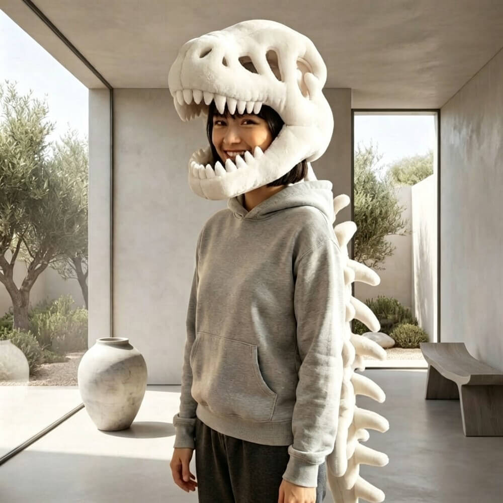 Halloween Dinosaur Bone Hat