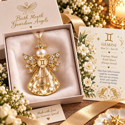 👼 Weihnachtliche Sternzeichen-Schutzengel-Erinnerungsstücke | 12 Sternzeichen mit juwelenfarbenen Designs & bedeutungsvollen Geschenkkarten ✨