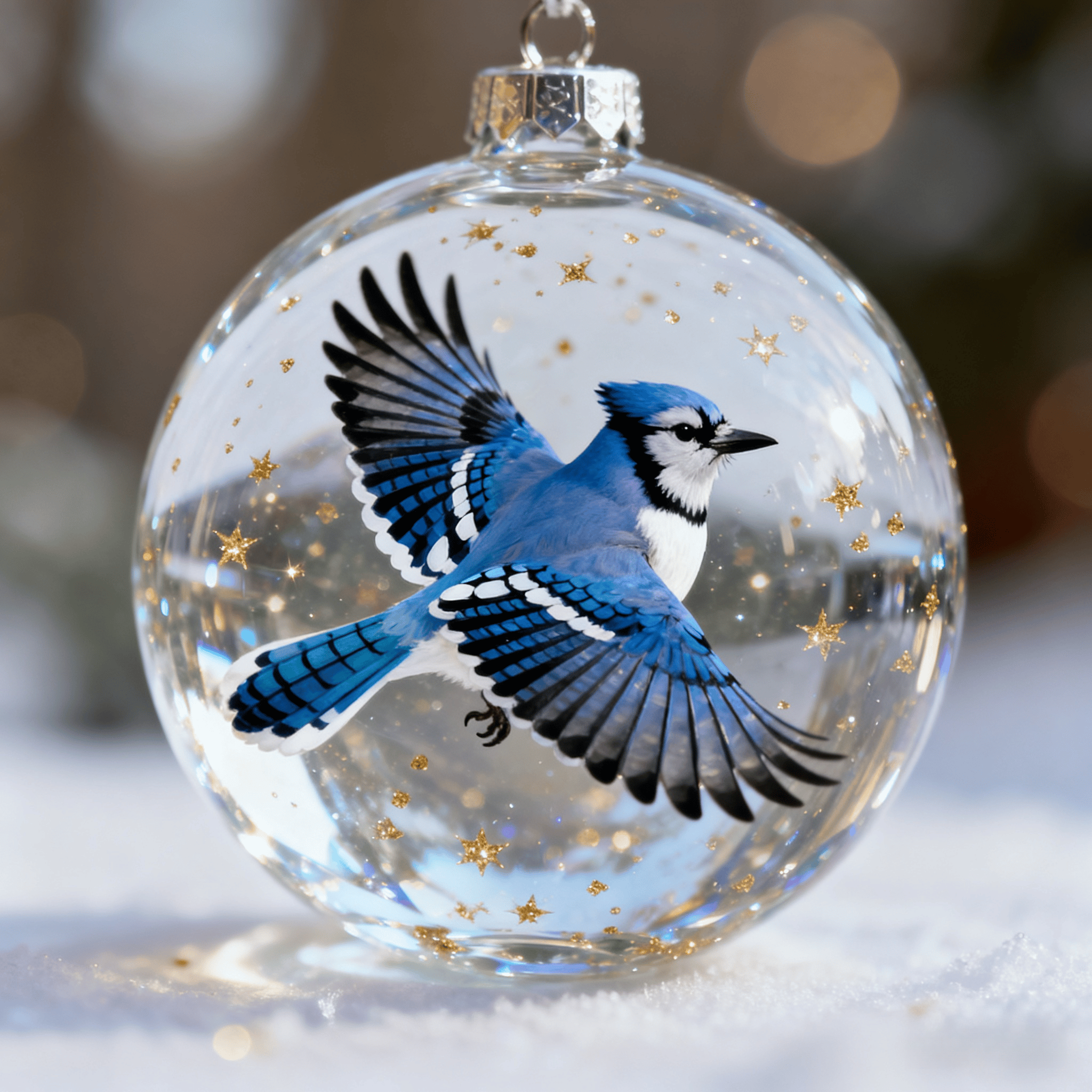 🐦Nature's Birds Crystal Glass Ornament Gift Set