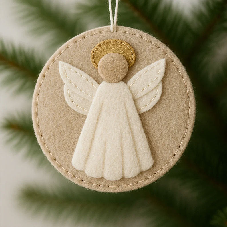 Nativity Felt Christmas Ornament