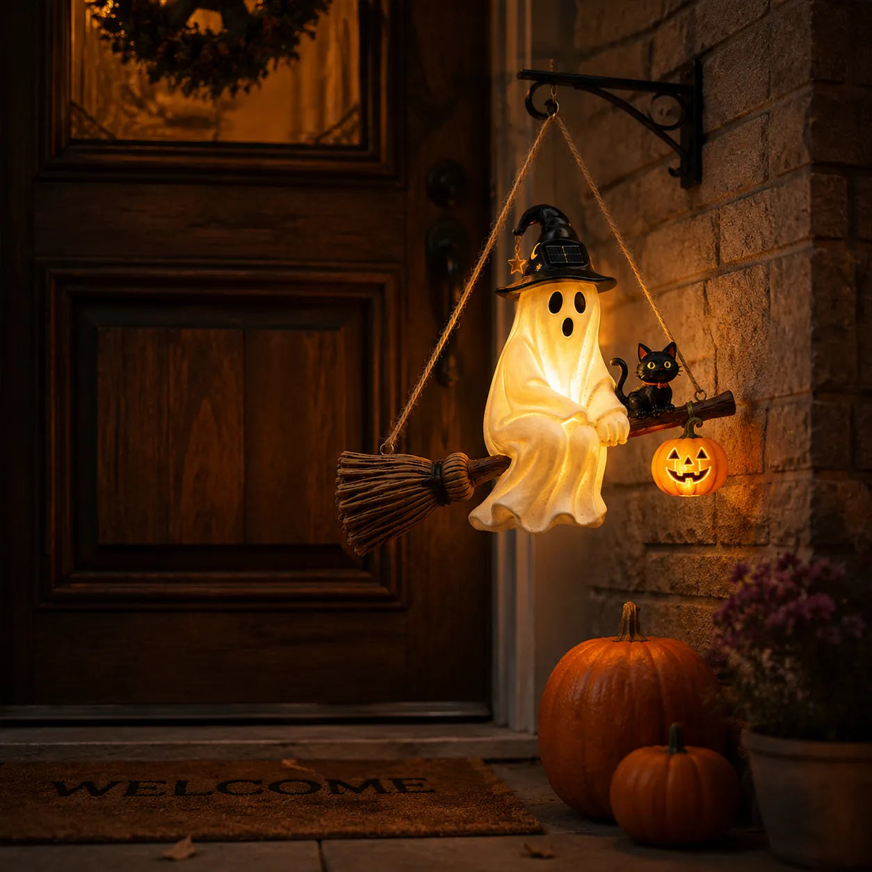🌙🌙Solar Ghost Hanging Light ——From Daylight Charm to Evening Glow