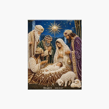 💥🏆🏆Nativity Scene Diamond Painting Kit | Jesus Christ Christmas Faith Art Decor