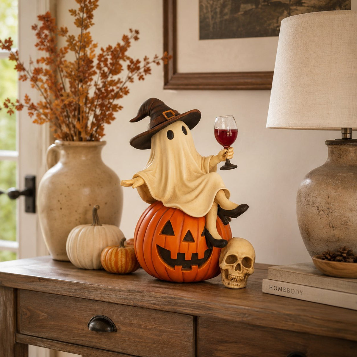 🍷🍷🍷Ghost Wine Night Halloween Decor