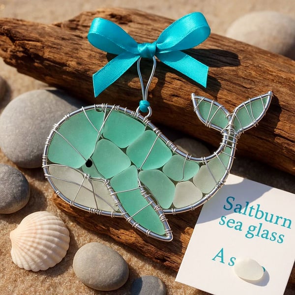 🌊✨Sea Glass Marine Life Ornaments