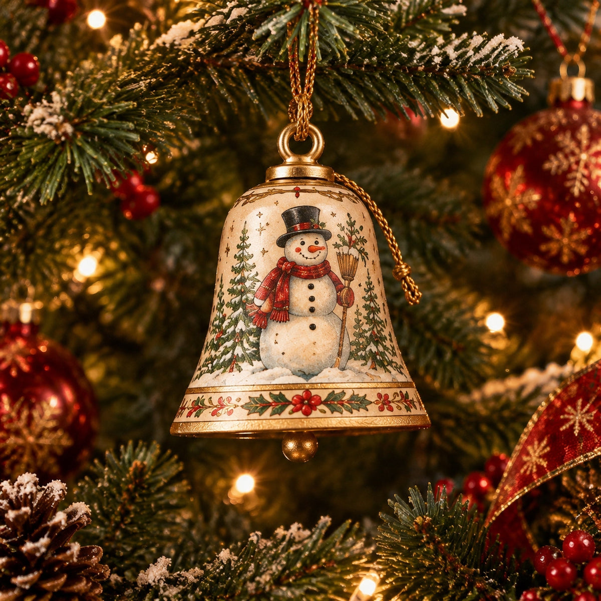 🎅 🎅2026 Christmas Gift 50% Off--🔔Vintage Bell Ornament Collection – Festive Holiday Tree Keepsakes
