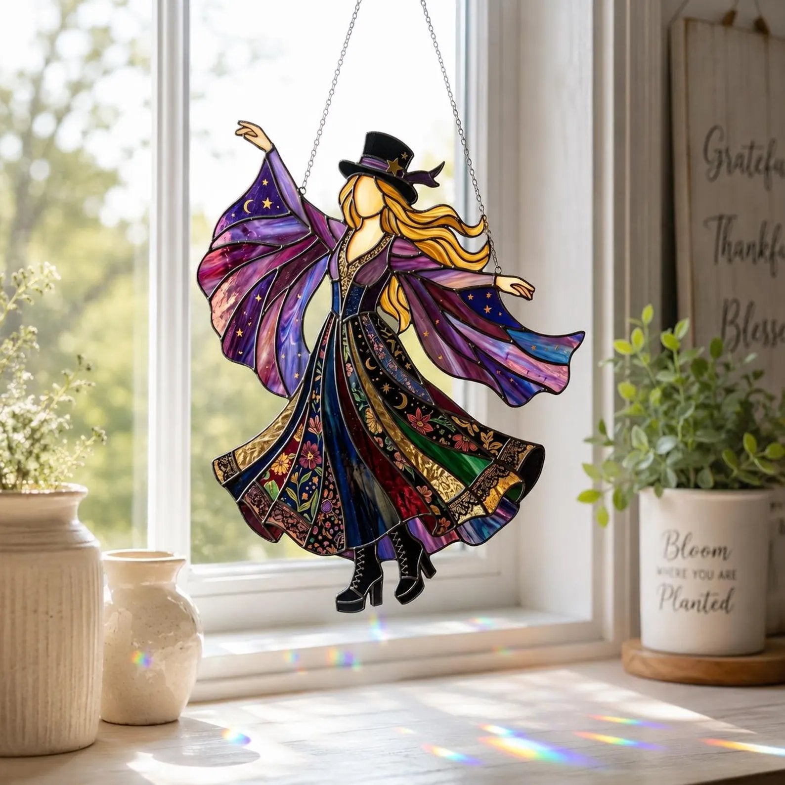 💥💥LAST DAY 50% OFF - 💃Stevie Nicks🤘Handmade  Spinner