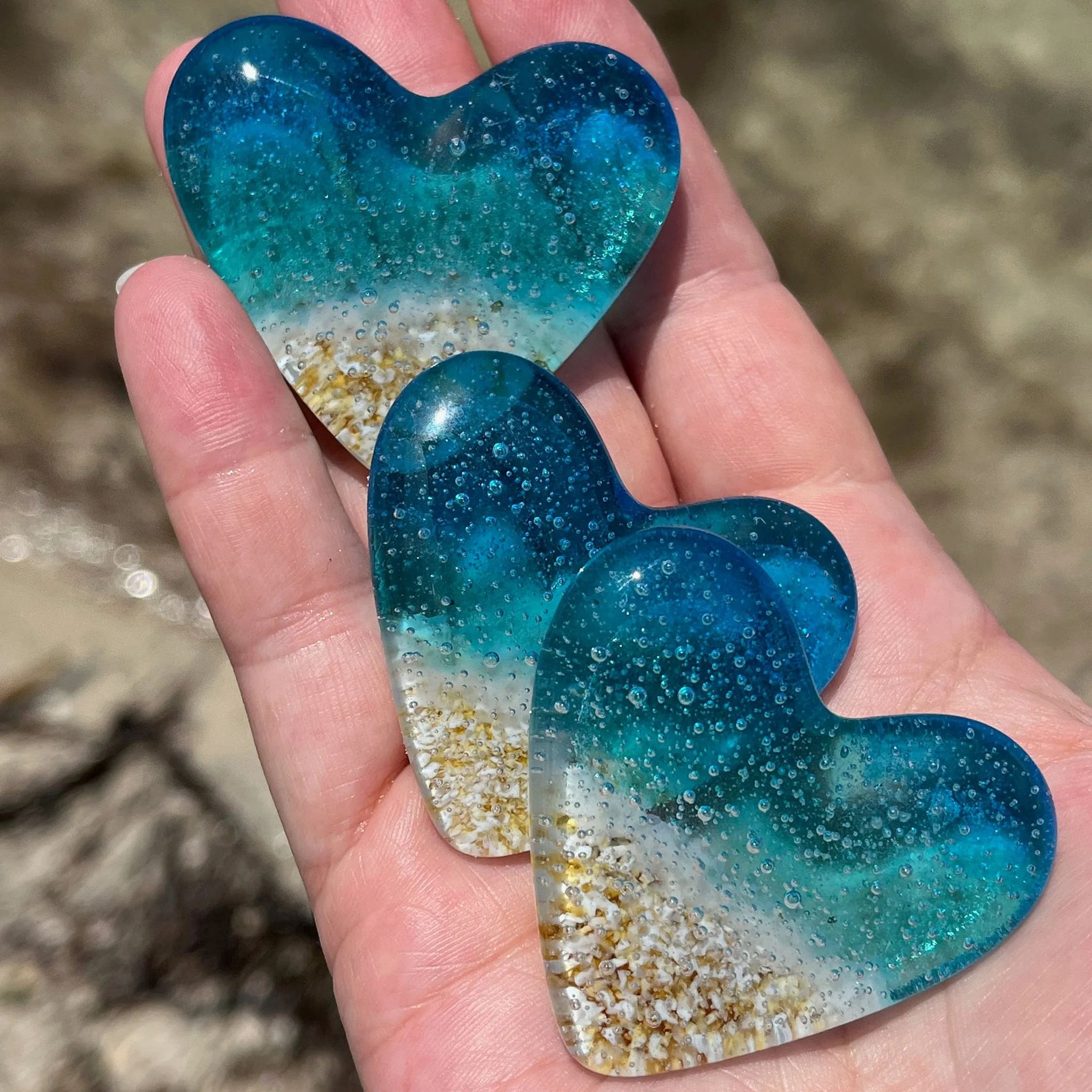 🌊Beach Pocket Heart