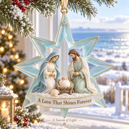 🎅2026 Christmas Gift 50% Off--Coastal Holy Night: The Birth of Love | Nativity by the Sea