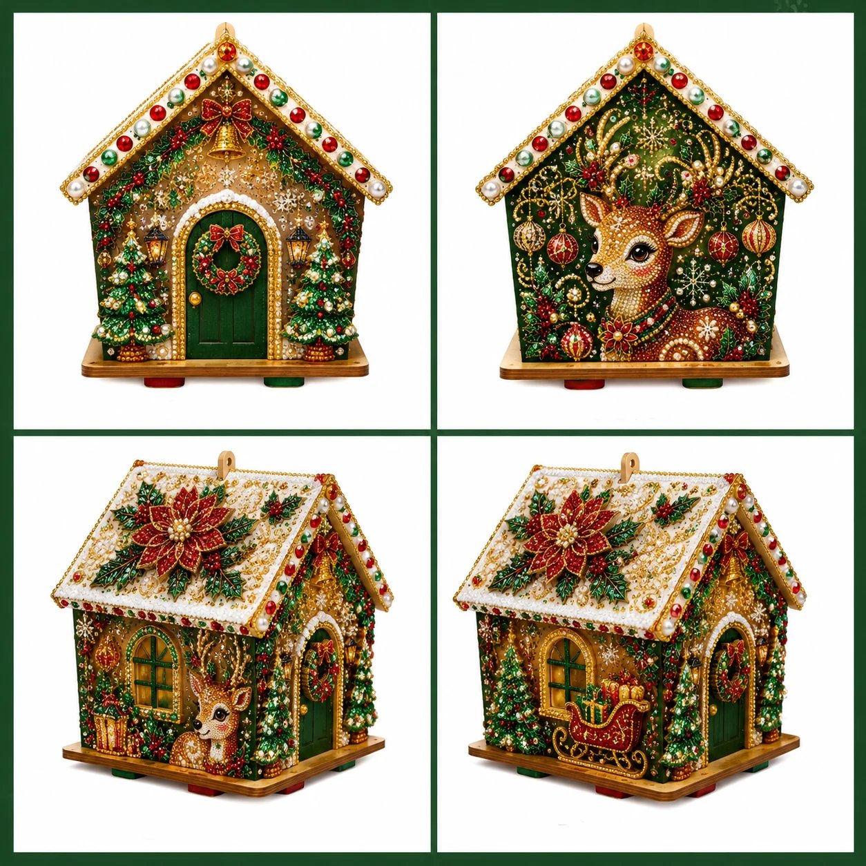 ❄️🎄🎀Plymagic DIY Parelkunst - Kerstcollectie