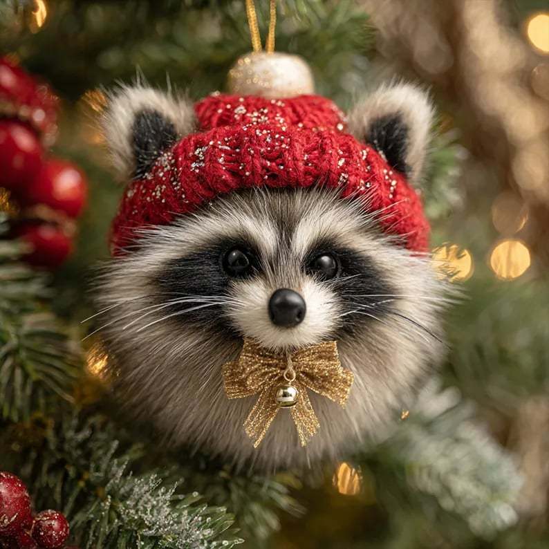 🐇Cozy Woodland Animal Christmas Ornaments