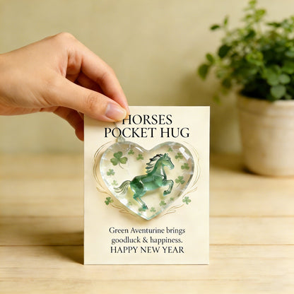 (🎁Last Day 50% OFF)🐎🍀2026 Horses Pocket Hug — A Symbol of Strength & New Beginnings