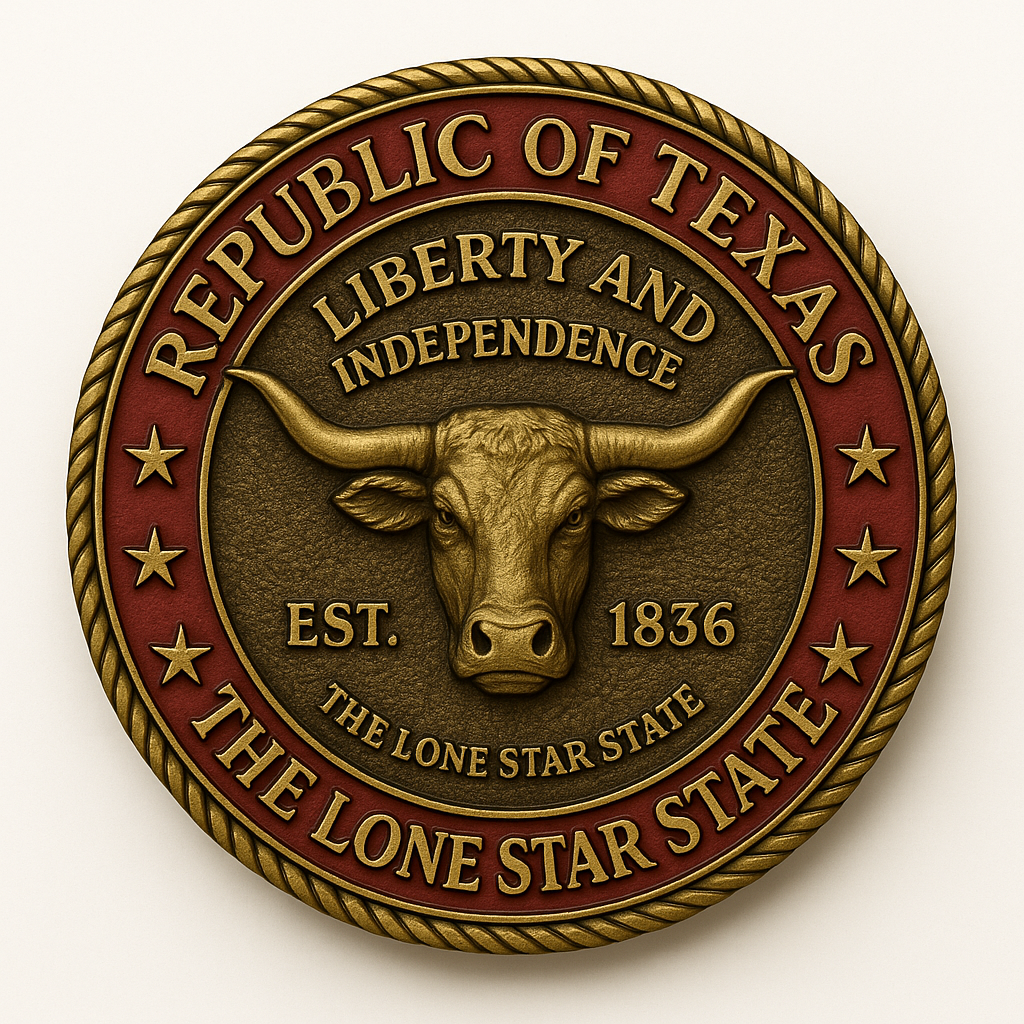 Republic of Texas Challenge Coin – Lone Star Glory