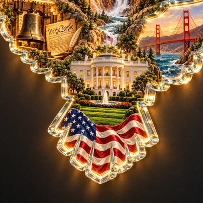 🦅American HeritageTM Lighted Eagle Wall Art ✨