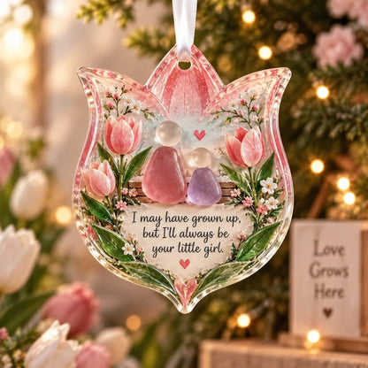 🎅 2026 Christmas Gift 50% Off--🌸 Floral Christmas Ornament – Heartfelt Holiday Keepsake for Loved Ones